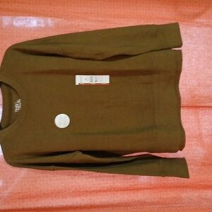 Time and Tru Relaxed Fit Shirt - Olive Size M
